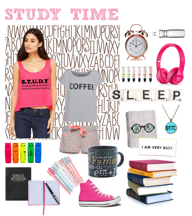 Weekly Polyvore love – study time